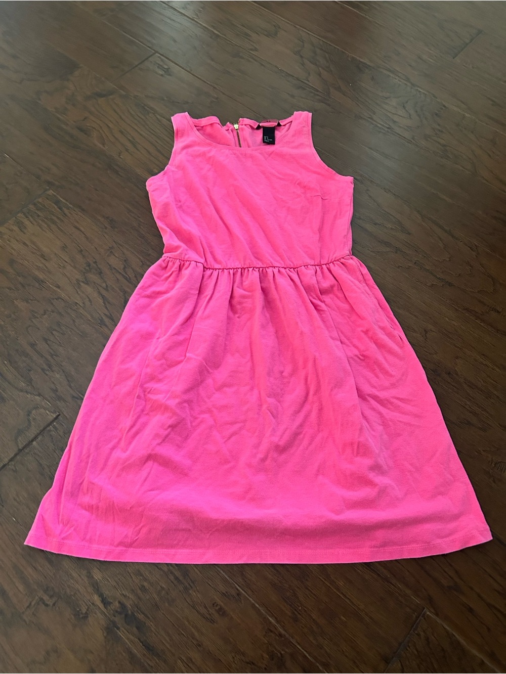 H&M Bright Pink Sleeveless Casual Dress